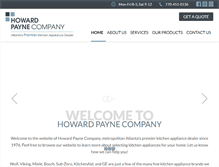 Tablet Screenshot of howardpayne.com